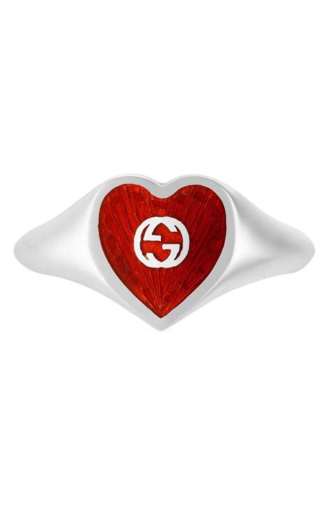 gucci ring cross and heart|Gucci Extra Small Interlocking.